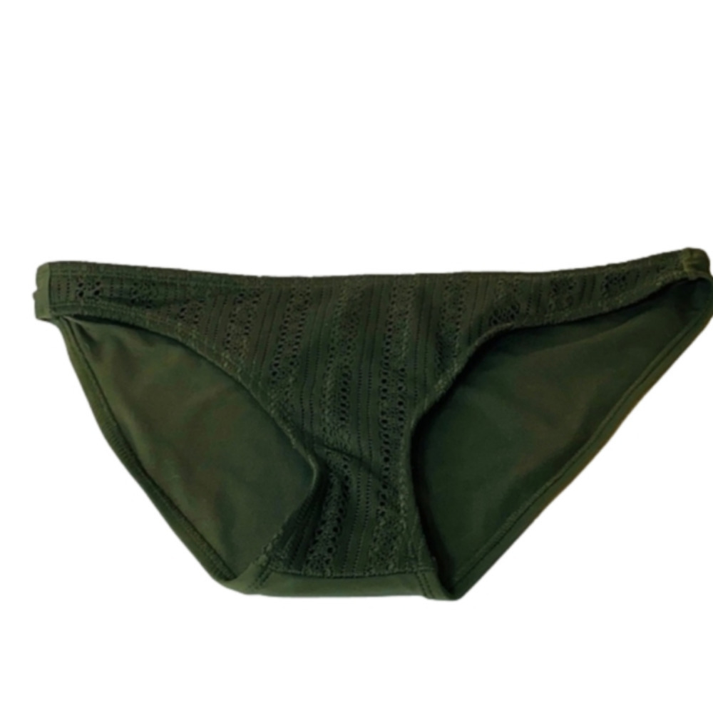 Xhilaration XL Hipster Green Knit Bikini Bottoms